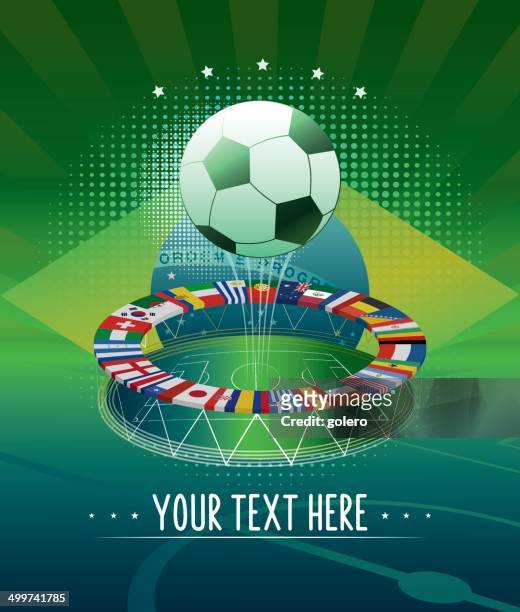 soccer champion background - international soccer event stock illustrations
