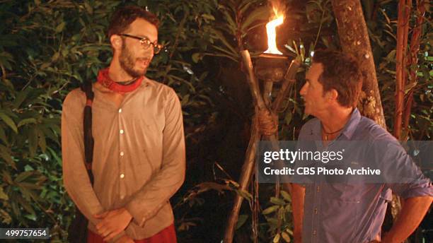 My Wheels Are Spinning" - Stephen Fishbach and Jeff Probst during the eleventh episode of SURVIVOR, Wednesday, Nov. 25 . The new season in Cambodia,...