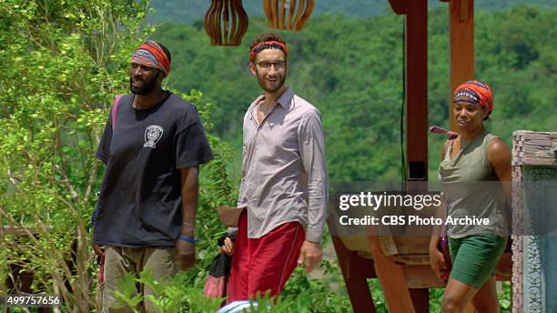 My Wheels Are Spinning" - Jeremy Collins, Stephen Fishbach and Tasha Fox during the eleventh episode of SURVIVOR, Wednesday, Nov. 25 . The new season...