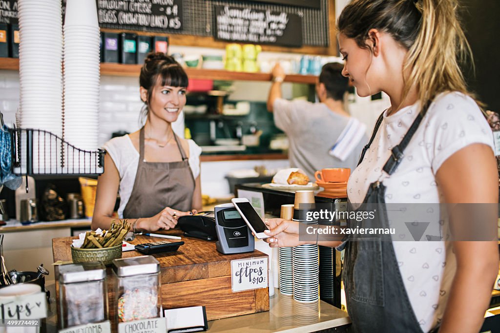 Contactless payment in the cafeteria