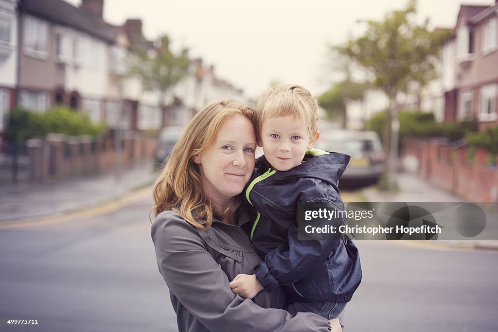 Mother and son