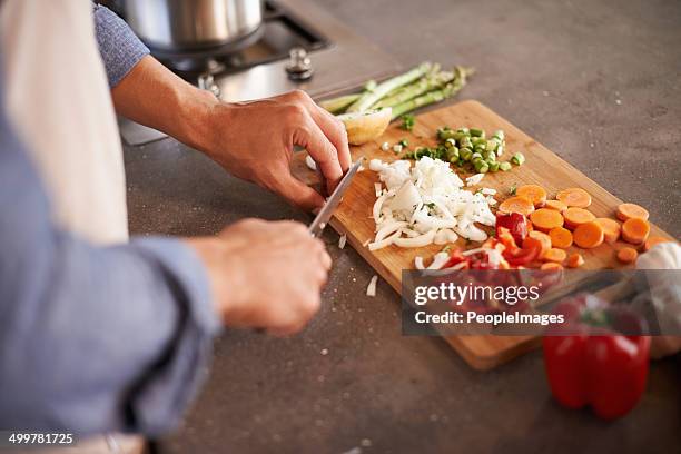 la variedad es el sabor de la vida - tabla de cortar fotografías e imágenes de stock