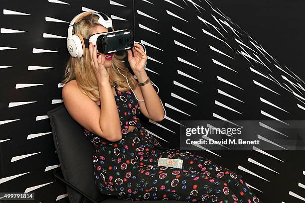 Lydia Bright visits Mercedes-Benz Pop-Up shop, Royal Victoria Place Shopping Centre, Tunbridge Wells on December 3, 2015 in Tunbridge Wells, England.