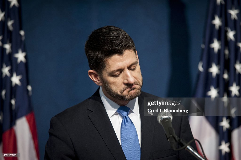 House Speaker Paul Ryan Delivers Address At The Library Of Congress
