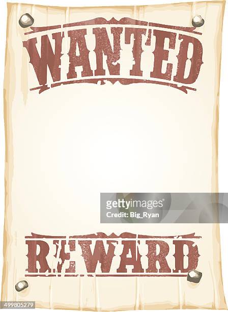simple wanted poster - wanted poster stock illustrations