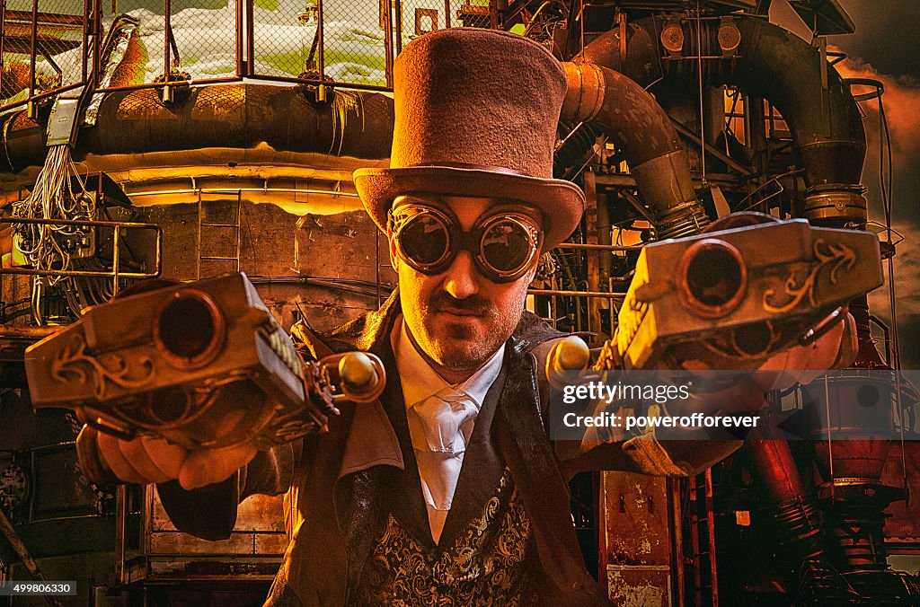 Steampunk-Gunslinger