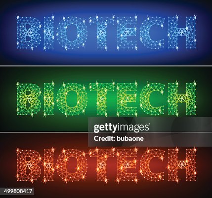 Biotech on triangular nodes connection structure vector art Biotech on triangular nodes connection structure vector art