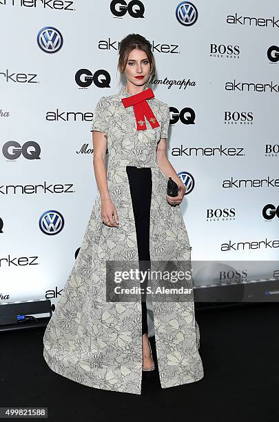 Tuba Unsal attends the GQ Men of the Year Awards at Four Season Bosphorus Hotel on December 3, 2015 in Istanbul, Turkey.