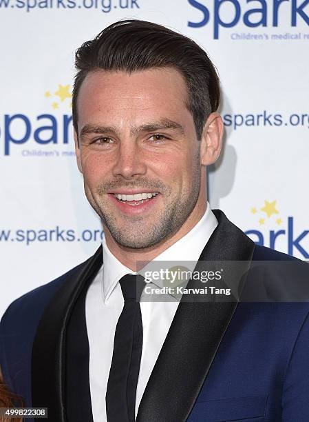 Ben Foden attends the Sparks Winter Ball at Old Billingsgate Market on December 3, 2015 in London, England.