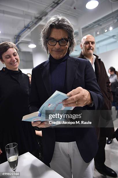 Roberto Alessi attends the book presentation of 'L'AMORE FORSE' by Barbara Fabbroni on December 3, 2015 at the Maryling Concept Store in Milan, Italy.