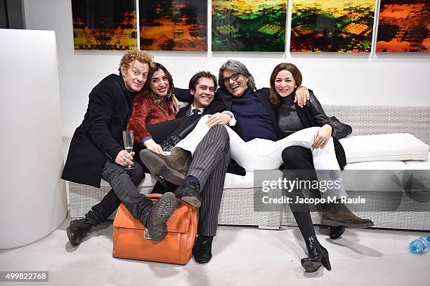 Carlo Mondonico, Margherita Zanatta, Raffaello Tonon and Roberto Alessi attend the book presentation of 'L'AMORE FORSE' by Barbara Fabbroni on...