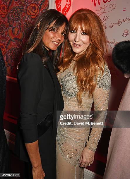 Debonaire von Bismarck and Charlotte Tilbury attend Charlotte Tilbury's naughty Christmas party celebrating the launch of Charlotte's new flagship...