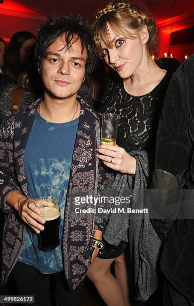 Jamie Cullum and Sophie Dahl attend Charlotte Tilbury's naughty Christmas party celebrating the launch of Charlotte's new flagship beauty boutique in...
