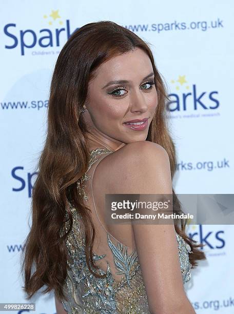 Una Foden attends the Sparks Winter Ball at Old Billingsgate Market on December 3, 2015 in London, England.