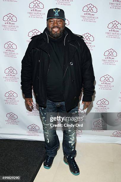 Musician Rahzel attends the 13th annual benefit auction to preserve Tibetan culture hosted by Tibet House US on December 3, 2015 in New York City.