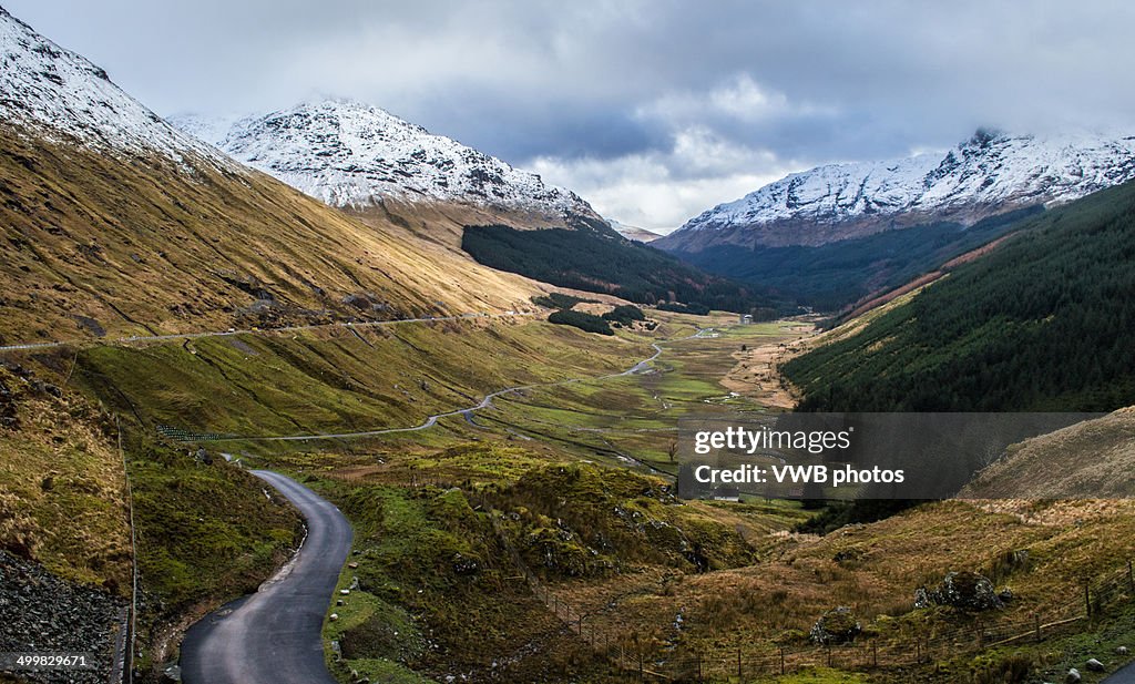 Arrochar Alps from Rest and be Thankful, Glen Croe