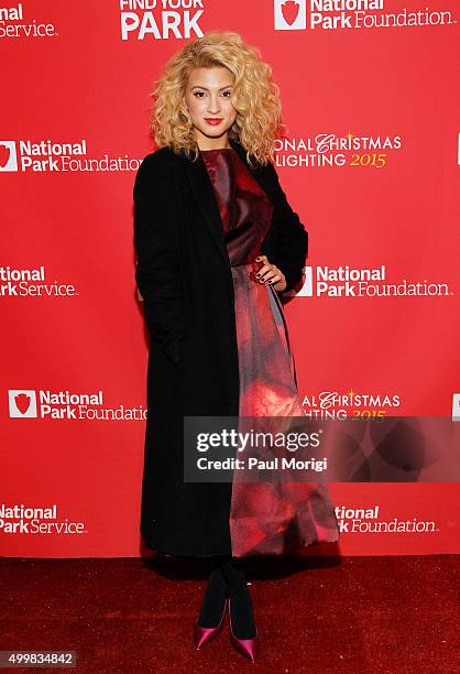 Tori Kelly attends the 93rd Annual National Christmas Tree Lighting at The Ellipse on December 3, 2015 in Washington, DC.
