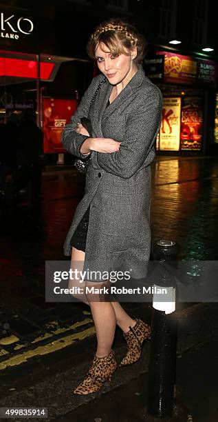 Sophie Dahl attending Charlotte Tilbury's naughty Christmas party celebrating the launch of Charlotte's new flagship beauty boutique in Covent Garden...