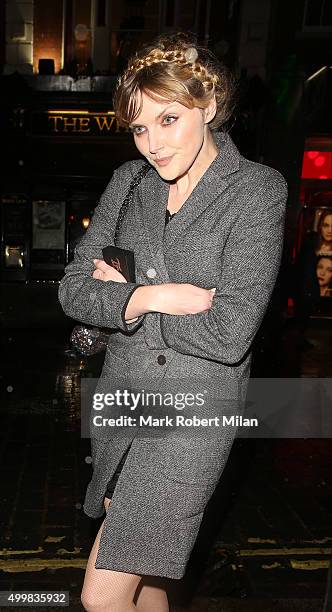 Sophie Dahl attending Charlotte Tilbury's naughty Christmas party celebrating the launch of Charlotte's new flagship beauty boutique in Covent Garden...