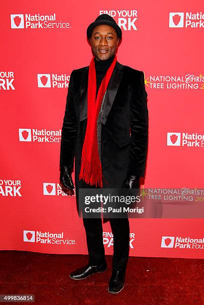 Aloe Blacc attends the 93rd Annual National Christmas Tree Lighting at The Ellipse on December 3, 2015 in Washington, DC.