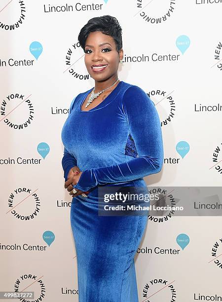 Fantasia Barrino attends Sinatra Voice for A Century Event at David Geffen Hall on December 3, 2015 in New York City.