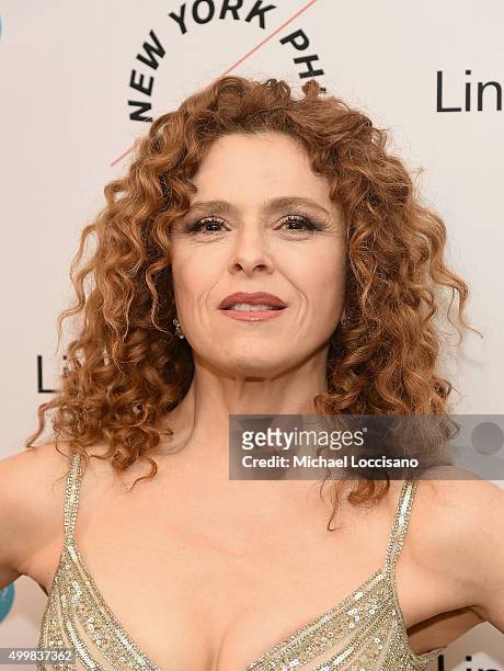 Bernadette Peters attends Sinatra Voice for A Century Event at David Geffen Hall on December 3, 2015 in New York City.