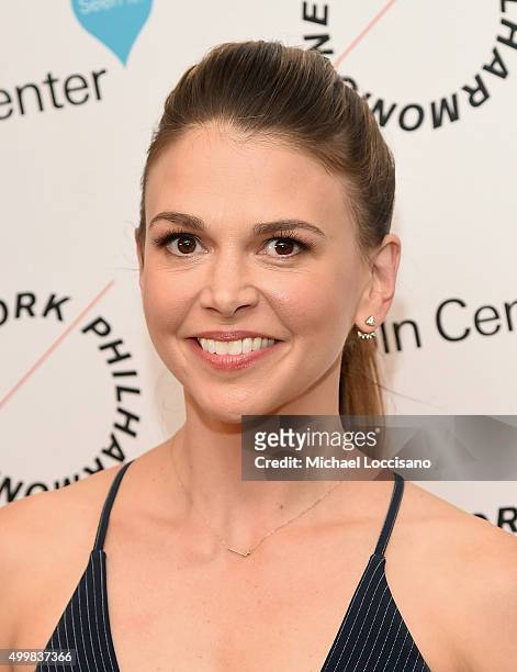 Sutton Foster attends Sinatra Voice for A Century Event at David Geffen Hall on December 3, 2015 in New York City.