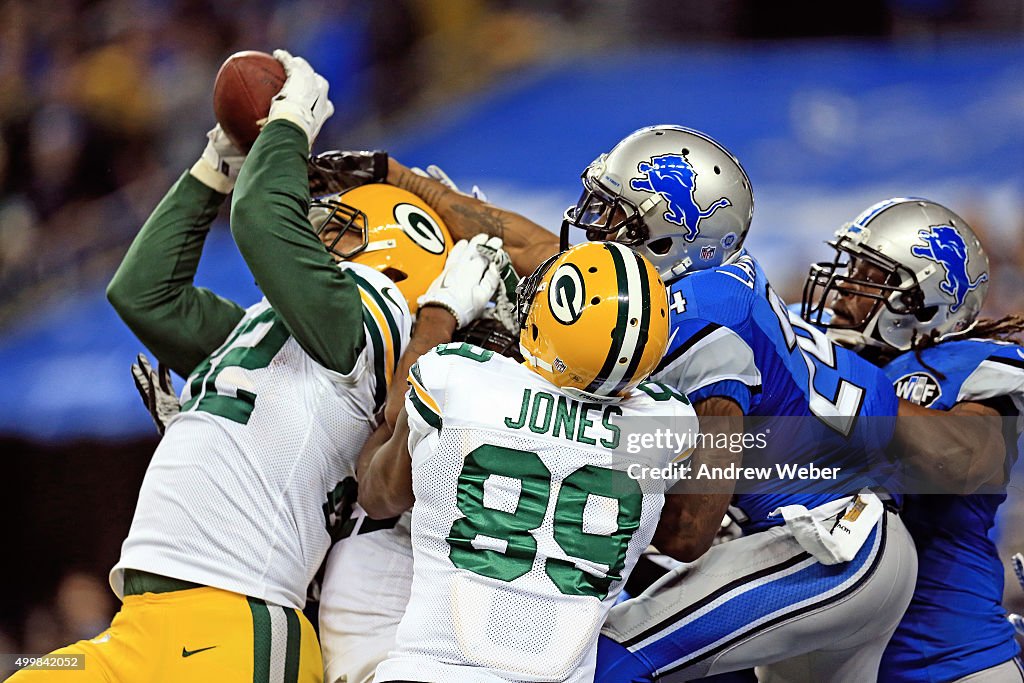 Green Bay Packers v Detroit Lions