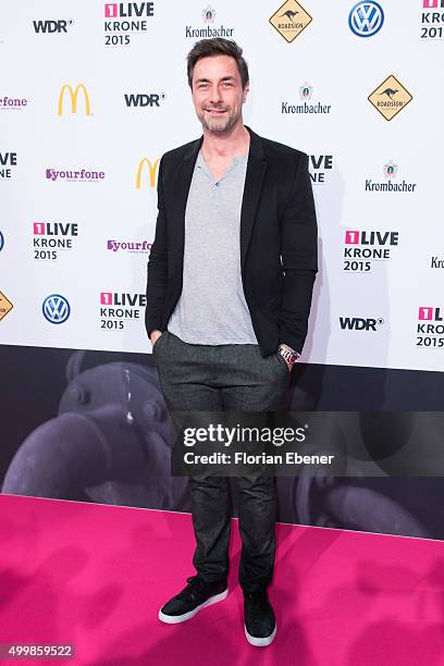 Marco Schreyl attends the 1Live Krone 2015 at Jahrhunderthalle on December 3, 2015 in Bochum, Germany.