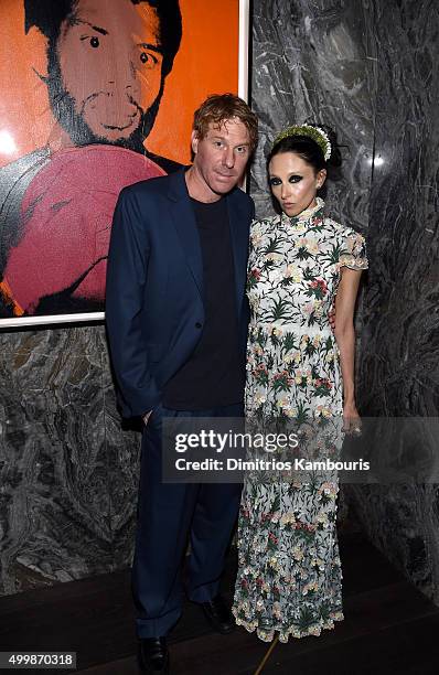 Stacey Bendet Eisner and guest attend Aby Rosen and Samantha Boardman Host Their Annual Dinner at The Dutch W Hotel South Beach on December 3, 2015...