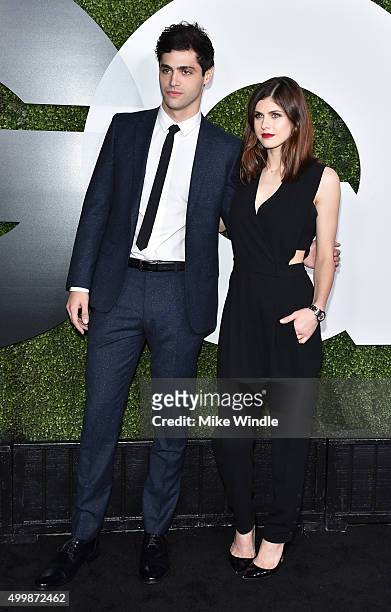 Actors Matthew Daddario and Alexandra Daddario attend the GQ 20th Anniversary Men Of The Year Party at Chateau Marmont on December 3, 2015 in Los...
