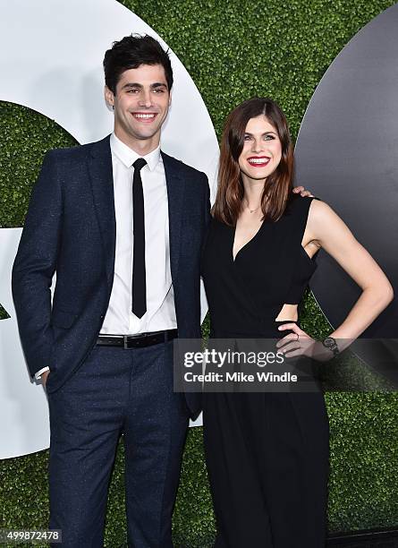 Actors Matthew Daddario and Alexandra Daddario attend the GQ 20th Anniversary Men Of The Year Party at Chateau Marmont on December 3, 2015 in Los...