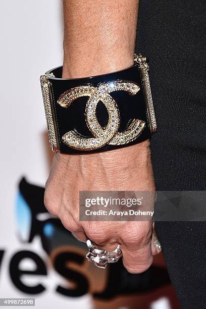 Kyle Richards, ring and bracelet detail, attends the premiere party for Bravo's "The Real Housewives of Beverly Hills" Season 6 at W Hollywood on...