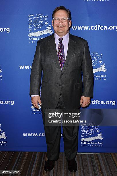Andy Richter attends the 25th annual Children's Defense Fund Beat The Odds Awards at the Beverly Wilshire Four Seasons Hotel on December 3, 2015 in...