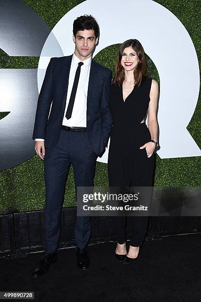 Actors Matthew Daddario and Alexandra Daddario attend the GQ 20th Anniversary Men Of The Year Party at Chateau Marmont on December 3, 2015 in Los...