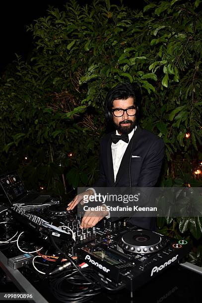 Is seen at the GQ 20th Anniversary Men of the Year Party at Chateau Marmont on December 3, 2015 in Los Angeles, California.