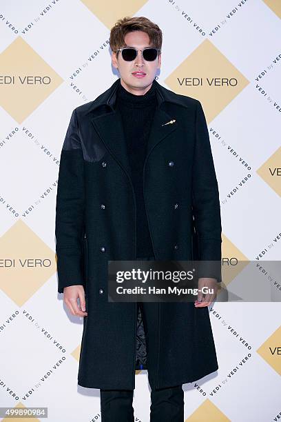 South Korean actor Jung Gyu-Woon attends the "Vedi Vero" launch party at the W Hotel on December 3, 2015 in Seoul, South Korea.