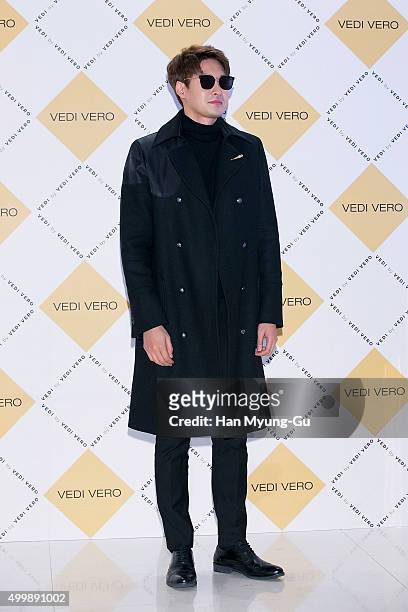 South Korean actor Jung Gyu-Woon attends the "Vedi Vero" launch party at the W Hotel on December 3, 2015 in Seoul, South Korea.