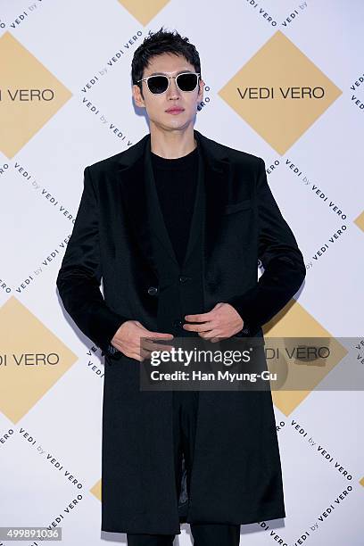 South Korean actor Lee Je-Hoon attends the "Vedi Vero" launch party at the W Hotel on December 3, 2015 in Seoul, South Korea.