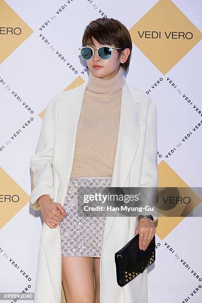 South Korean actress Park So-Dam attends the "Vedi Vero" launch party at the W Hotel on December 3, 2015 in Seoul, South Korea.