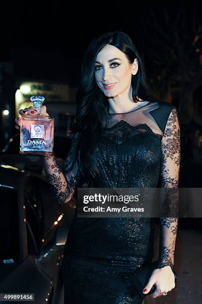 Regina Salpagarova attends the Project Divine from JGerard Peace Gallery, a VIP celebrity cocktail event with black Carpet and silent auction and...