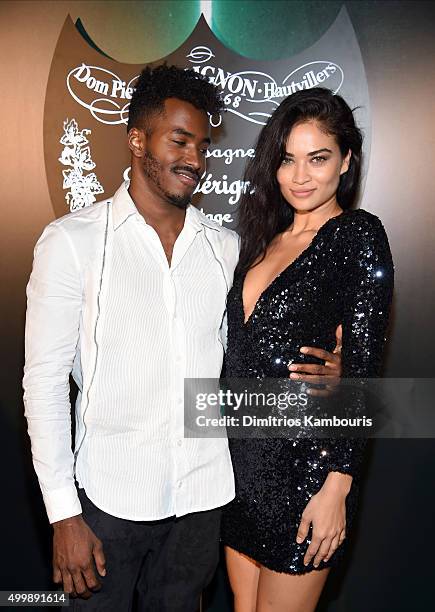 Ruckus and Shanina Shaik attend Dom Perignon, Alex Dellal, Stavros Niarchos & Vito Schnabel host From Earth to Heart at The W Hotel South Beach on...