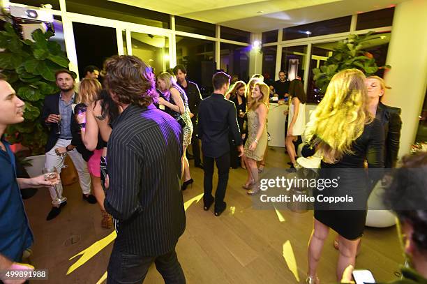 General view of atmosphere at the Raspoutine Paris Pop-Up At L'Eden By Perrier Jouet at Penthouse at the Faena Hotel Miami Beach on December 3, 2015...