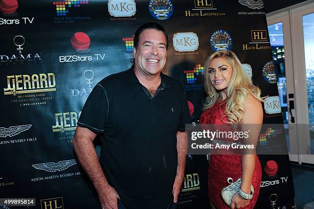 Mark Kearney and Tia Barr attend the Project Divine from JGerard Peace Gallery, a VIP celebrity cocktail event with black Carpet and silent auction...