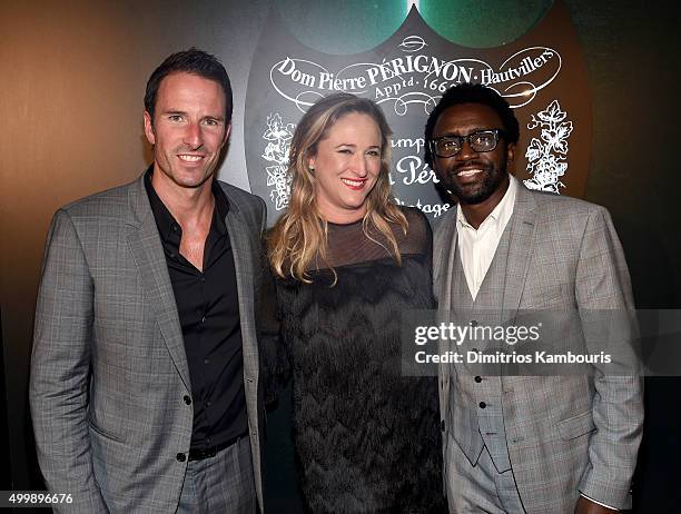 Guests attend Dom Perignon, Alex Dellal, Stavros Niarchos & Vito Schnabel host From Earth to Heart at The W Hotel South Beach on December 4, 2015 in...