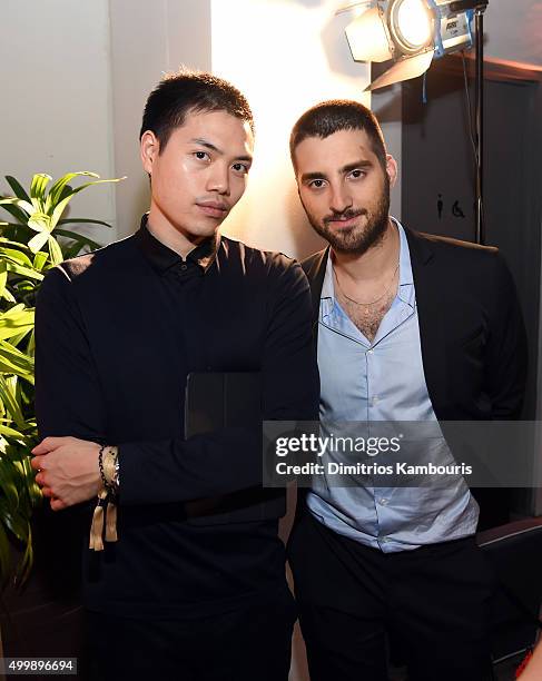 Guests attend Dom Perignon, Alex Dellal, Stavros Niarchos & Vito Schnabel host From Earth to Heart at The W Hotel South Beach on December 4, 2015 in...