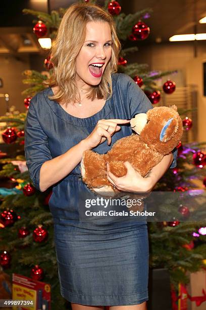 Monica Ivancan during the World Childhood Foundation Baking at Hotel Vier Jahreszeiten on November 30, 2015 in Munich, Germany.