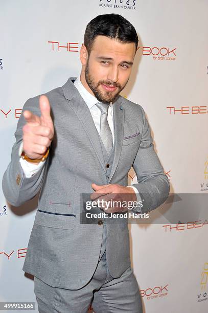 Ryan Guzman arrives at 'The Beauty Book For Brain Cancer' edition 2 launch party at Le Jardin on December 3, 2015 in Hollywood, California.