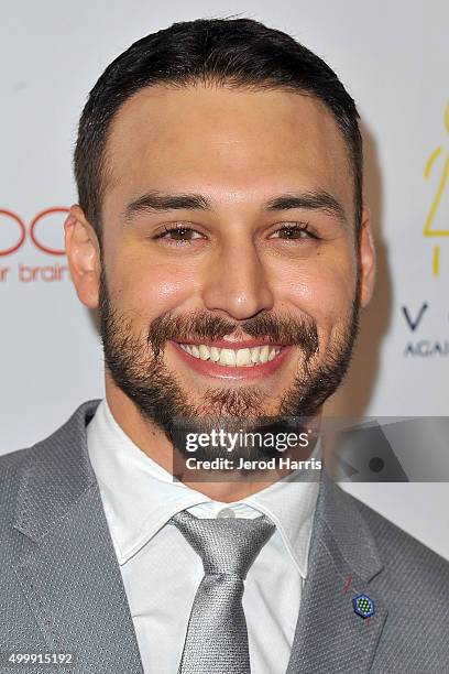 Ryan Guzman arrives at 'The Beauty Book For Brain Cancer' edition 2 launch party at Le Jardin on December 3, 2015 in Hollywood, California.