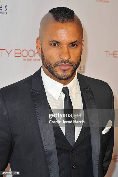 Actor Ricky Whittle arrives at 'The Beauty Book For Brain Cancer' edition 2 launch party at Le Jardin on December 3, 2015 in Hollywood, California.